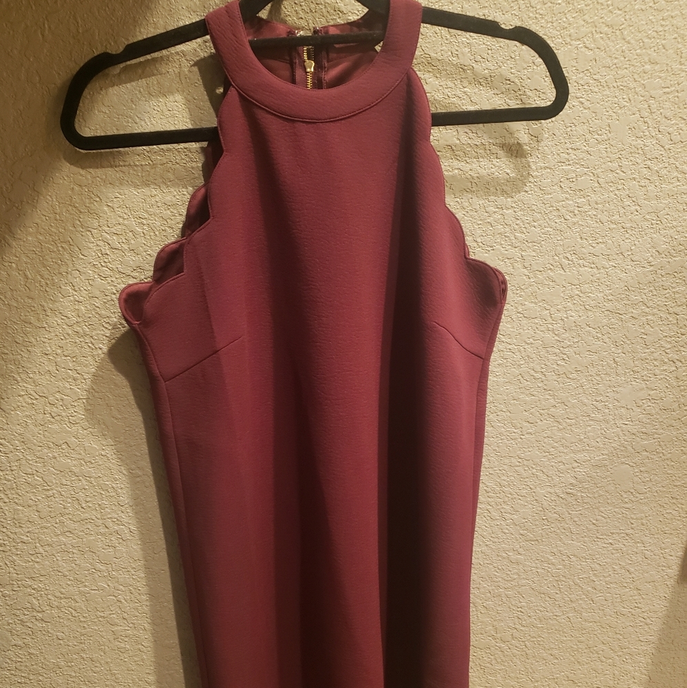 Maroon Dress Large